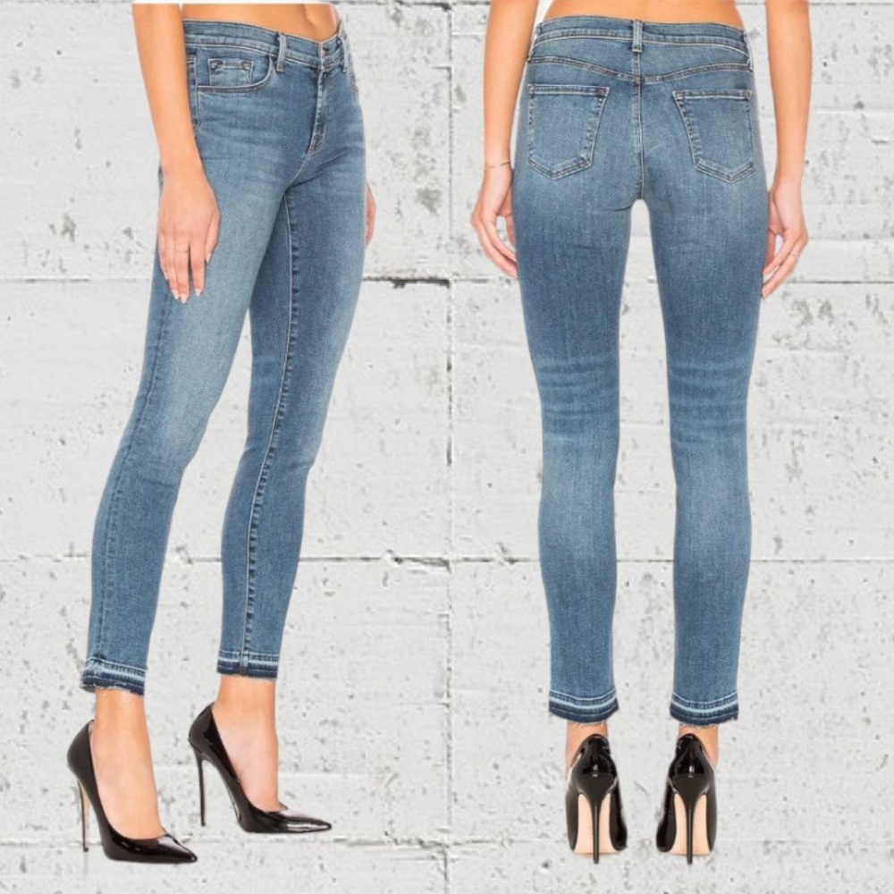 J Brand Delphi Cut-off Skinny Denim Jeans